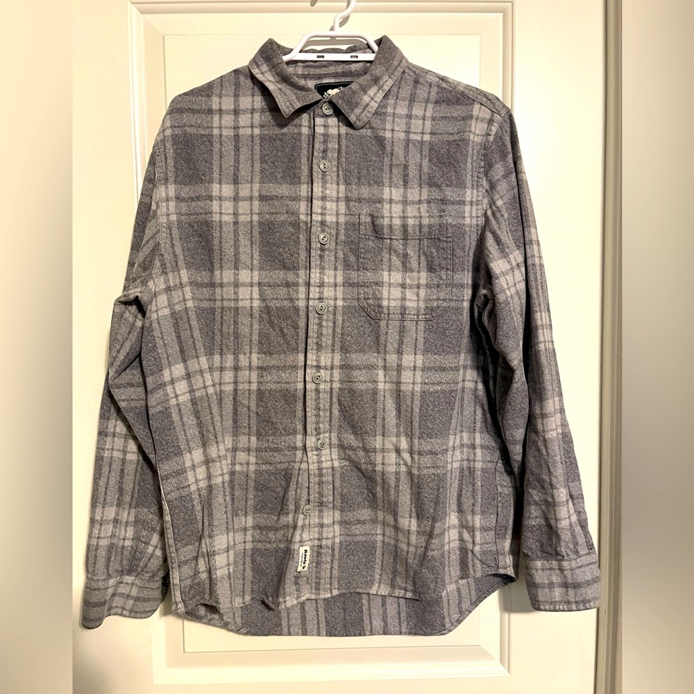 ROOTS men’s flannel shirt size L